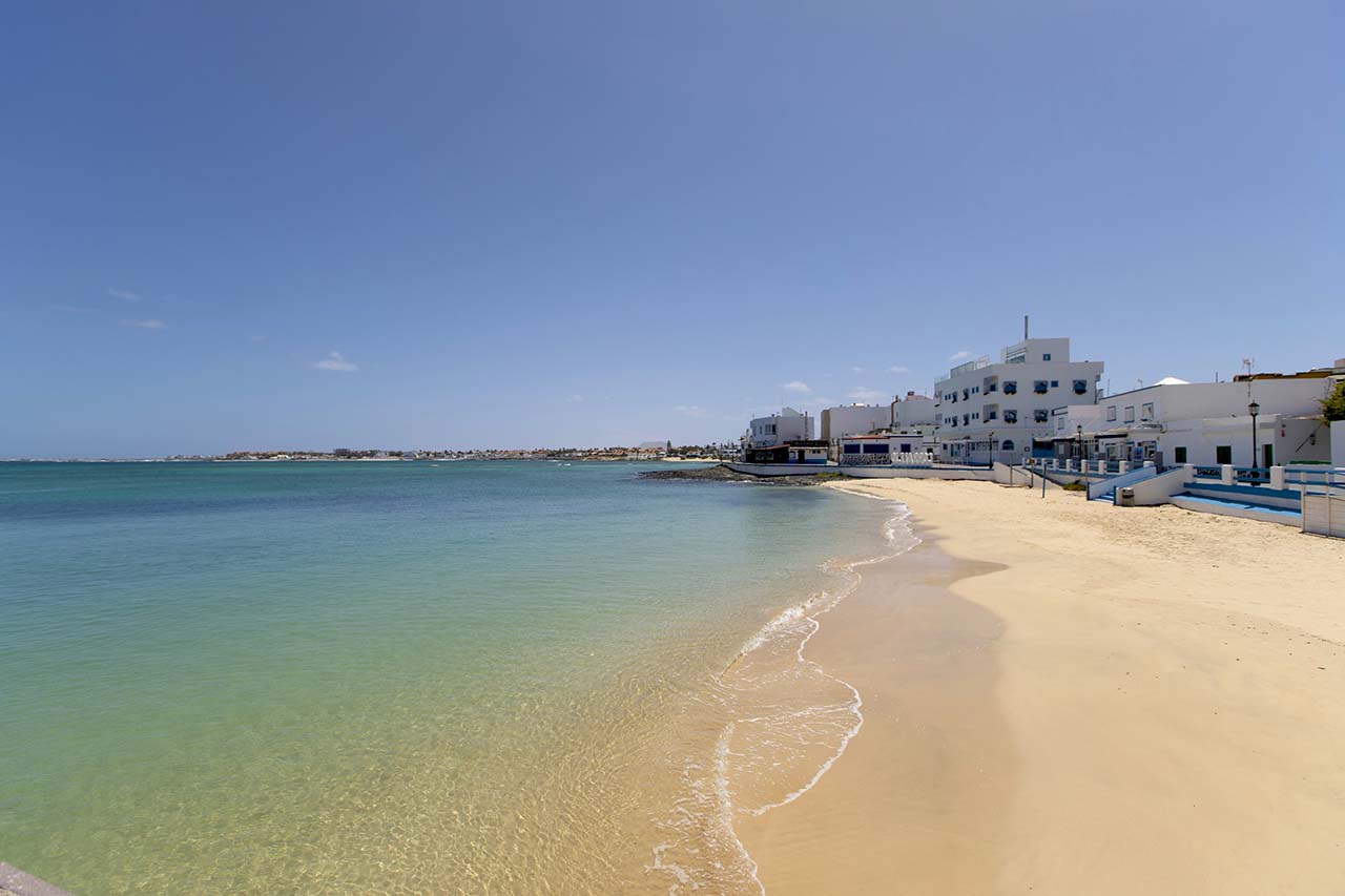 Grandes playas de Corralejo en Canarias