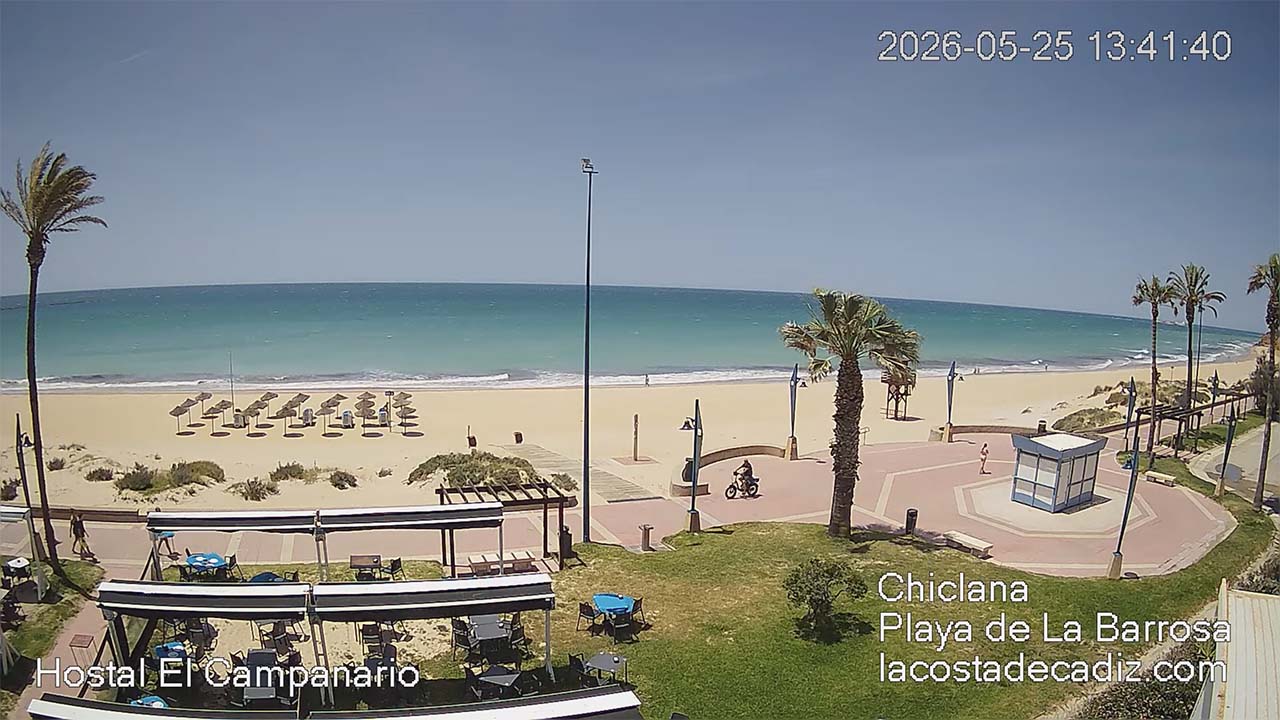 Webcam Chiclana 1 (Cádiz) – Playa de La Barrosa Webcam Chiclana 1 (Cádiz) – Playa de La Barrosa