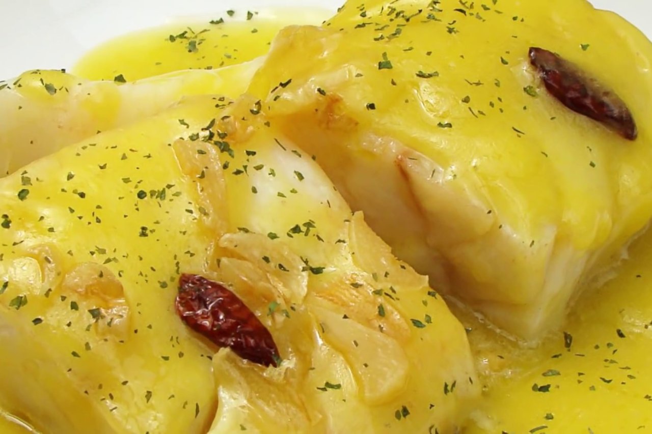Receta de bacalao al pil pil Receta de bacalao al pil pil